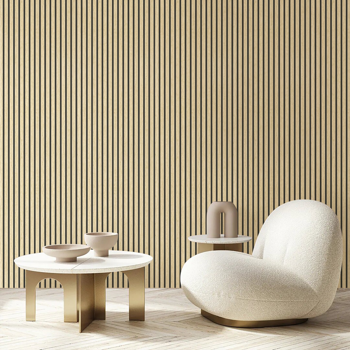 -50% NATURE Akustični drveni paneli 240x60 cm - Hrast