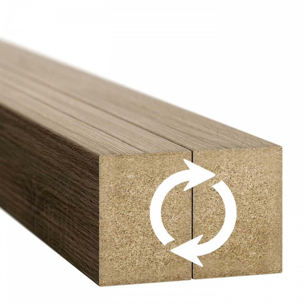 Dekorativne lajsne 3x4 cm - Sivi Hrast