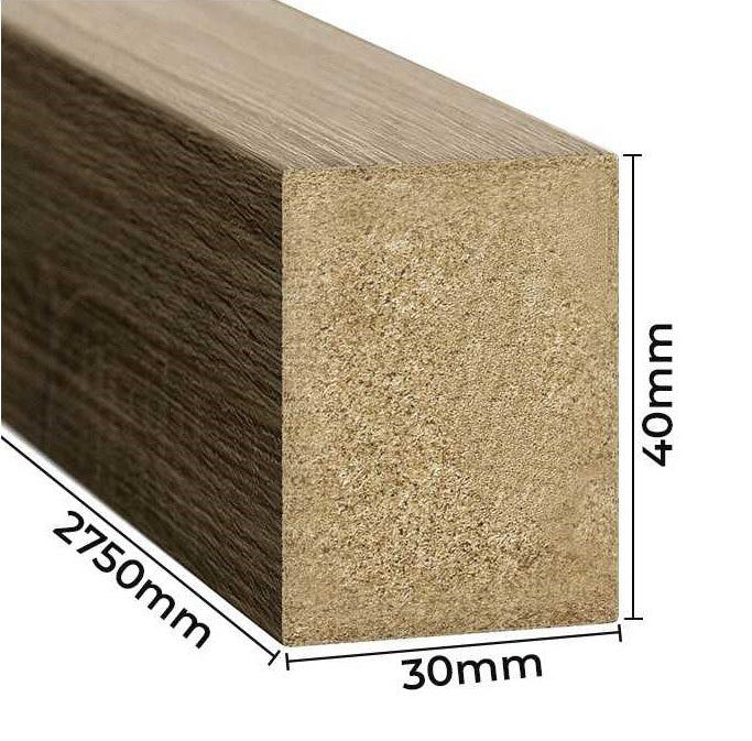 Dekorativne lajsne 3x4 cm - Sivi Hrast