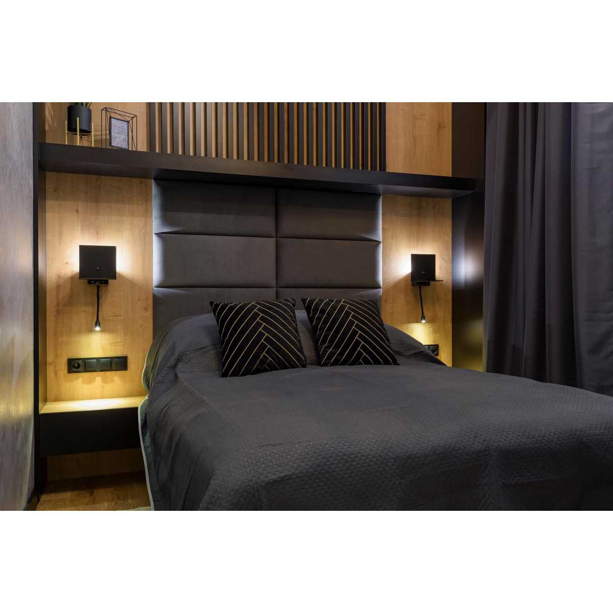 Dekorativne lajsne 3x4 cm - Crna Mat